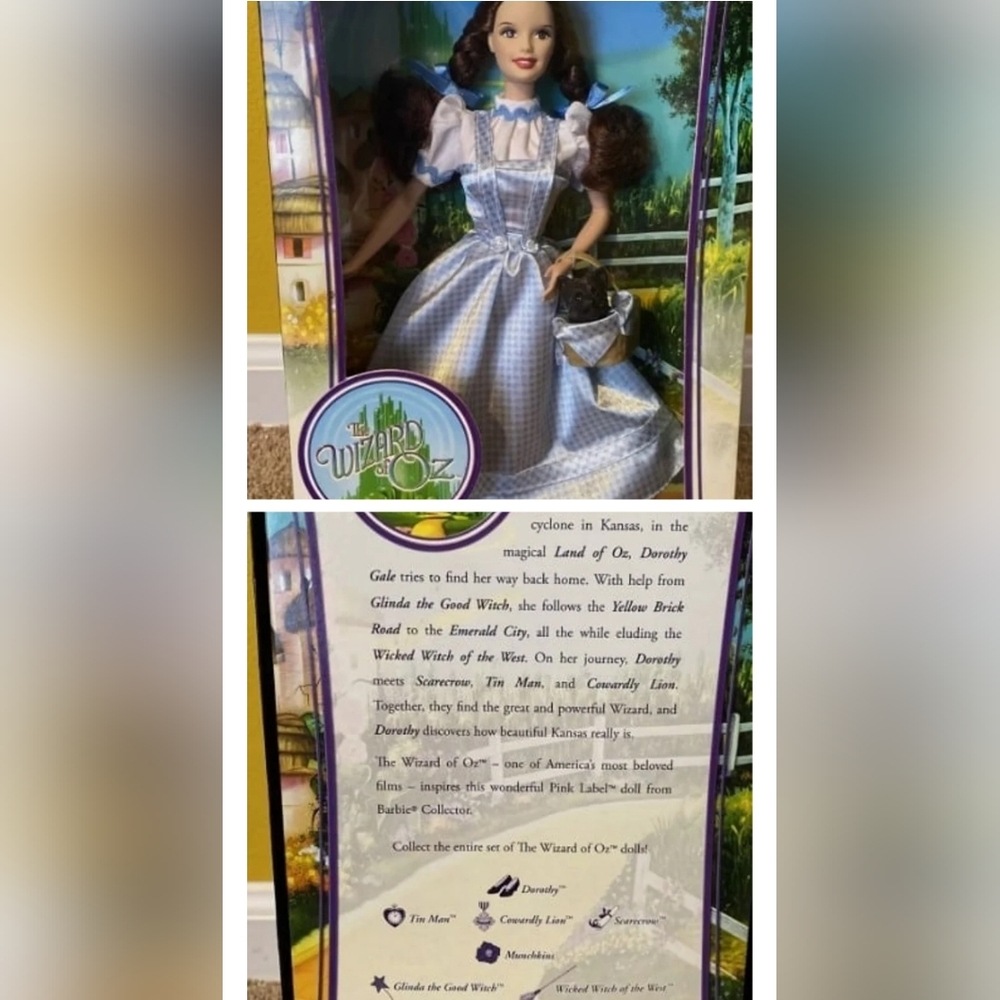 Wizard of Oz Dorothy Barbie Doll Pink Label 2006 NRFB